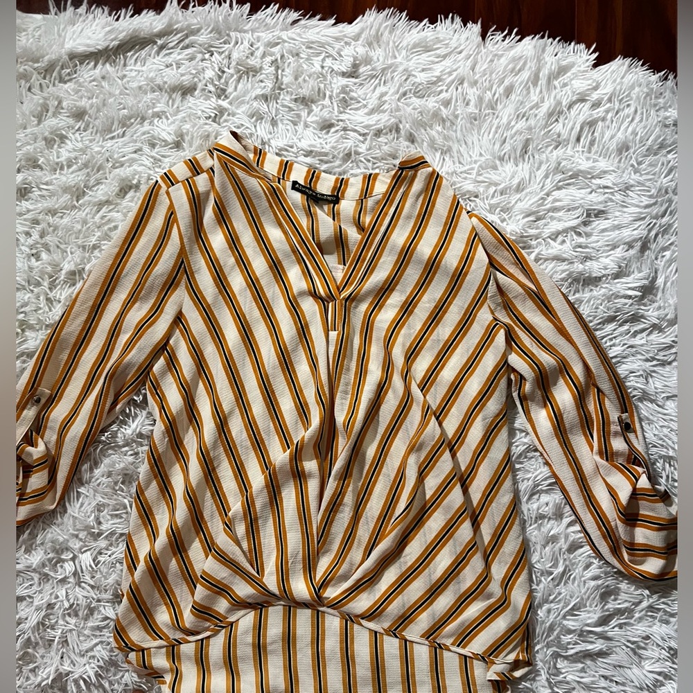 orange tunic top